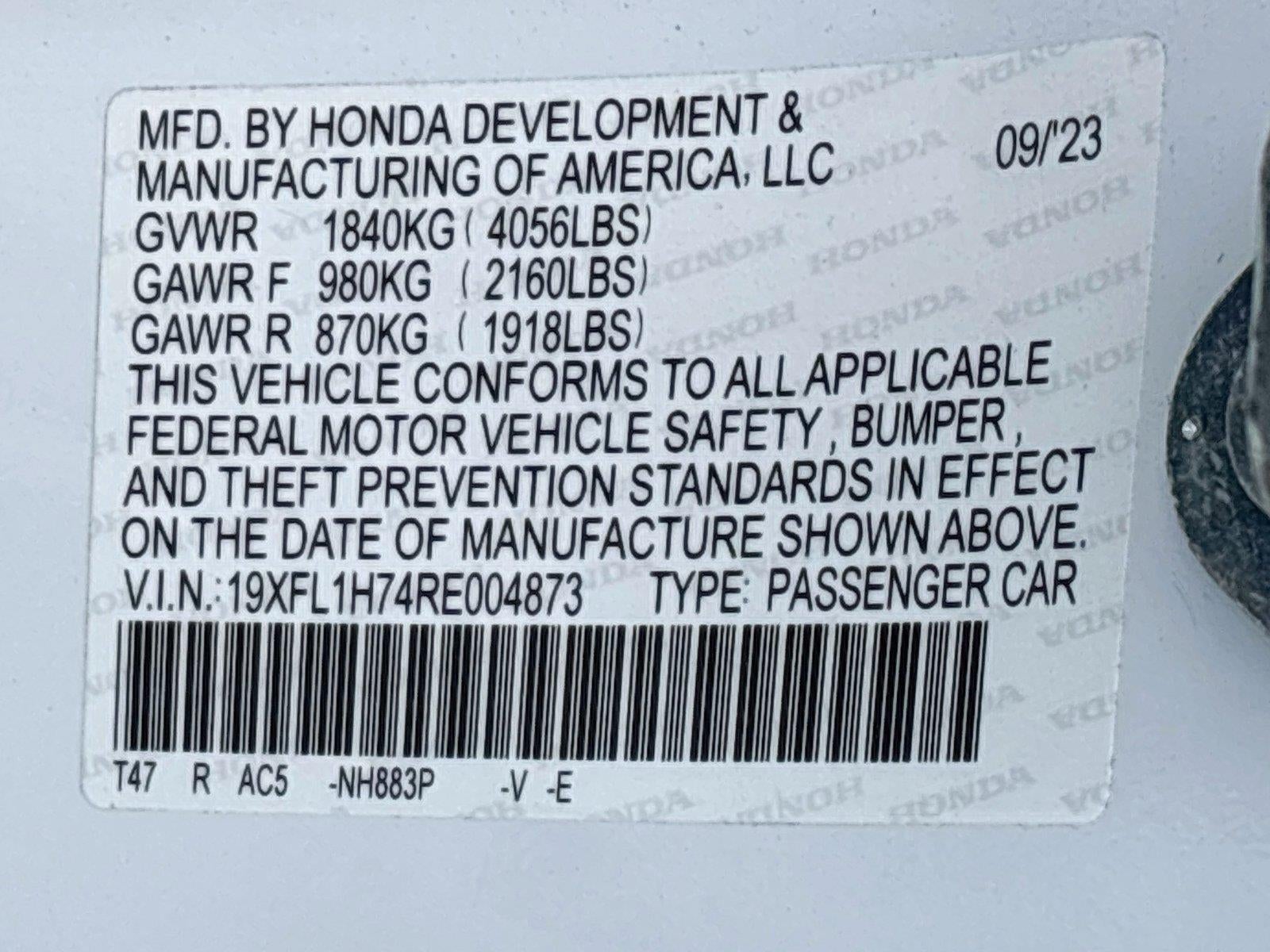 2024 Honda Civic EX-L