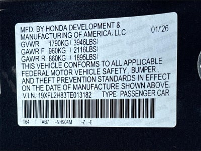 2026 Honda Civic Sport