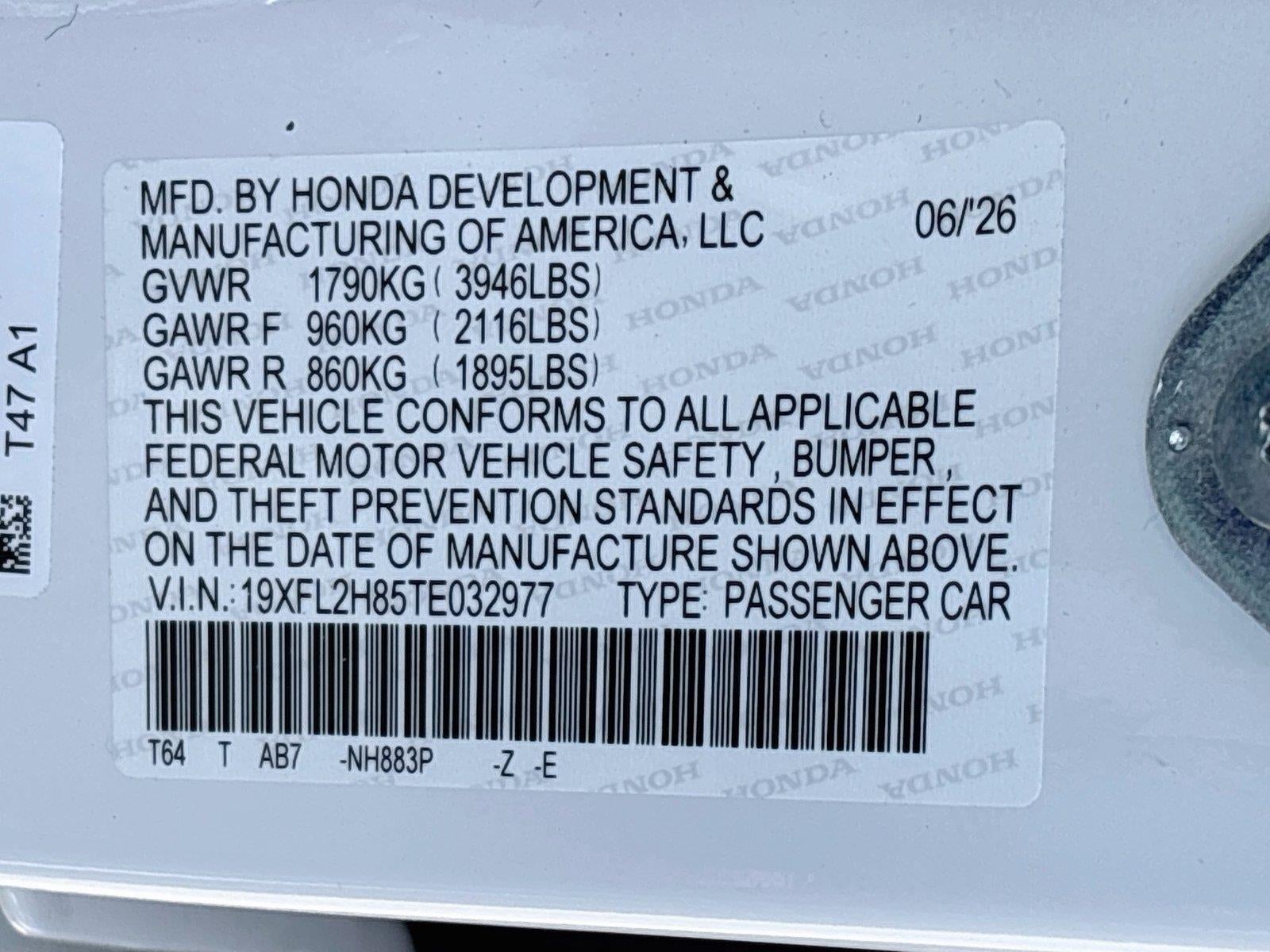 2026 Honda Civic Sport
