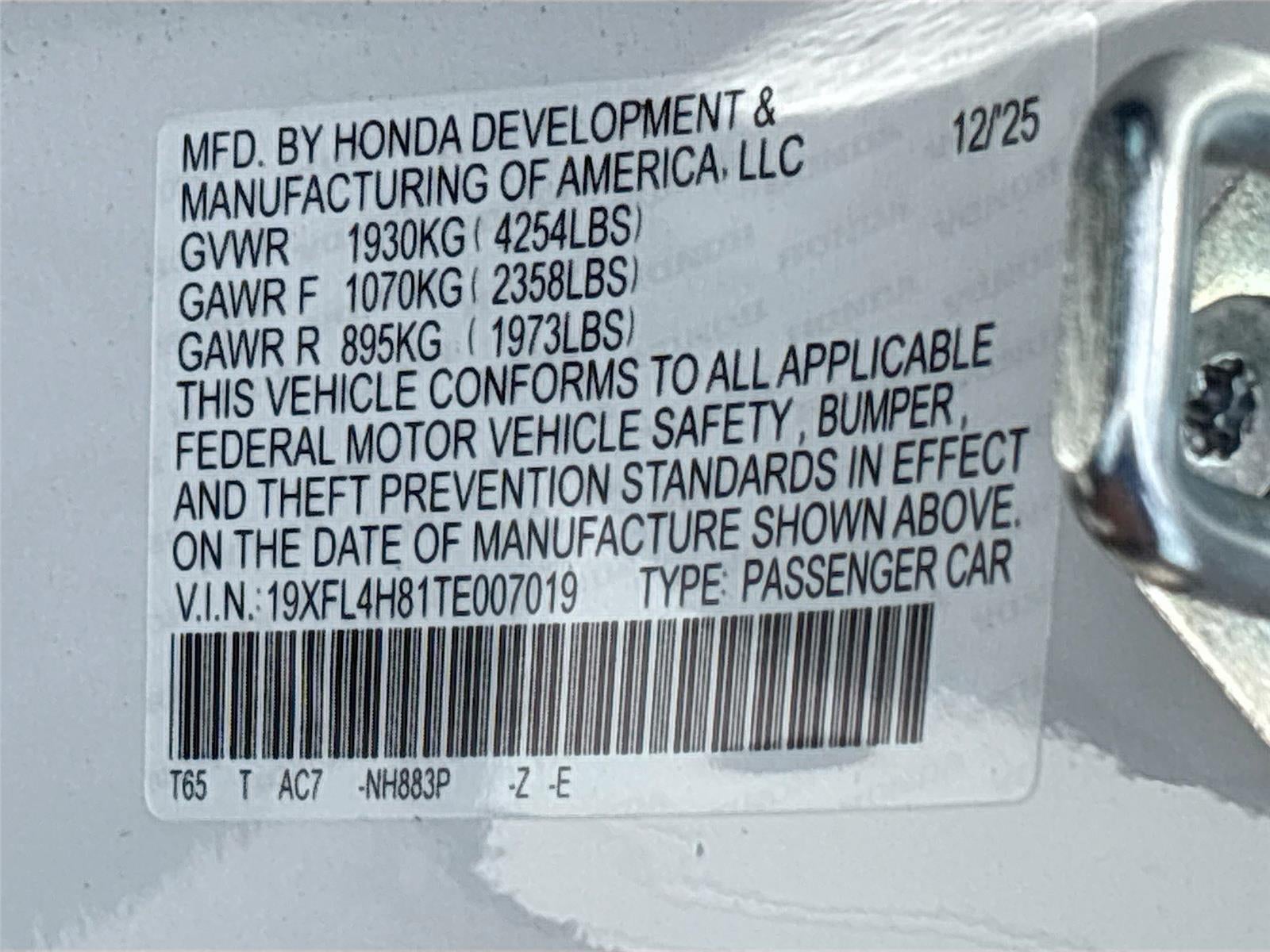 2026 Honda Civic Hybrid Sport