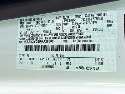 2024 Ford Transit 350 XLT