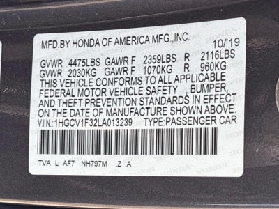 2020 Honda Accord Sport