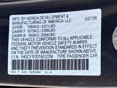 2026 Honda Accord Sedan LX