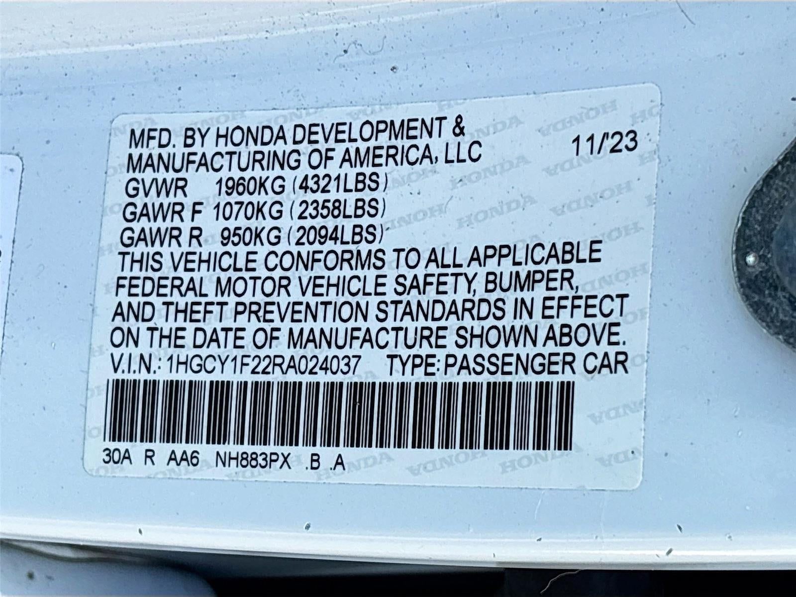 2024 Honda Accord Sedan LX