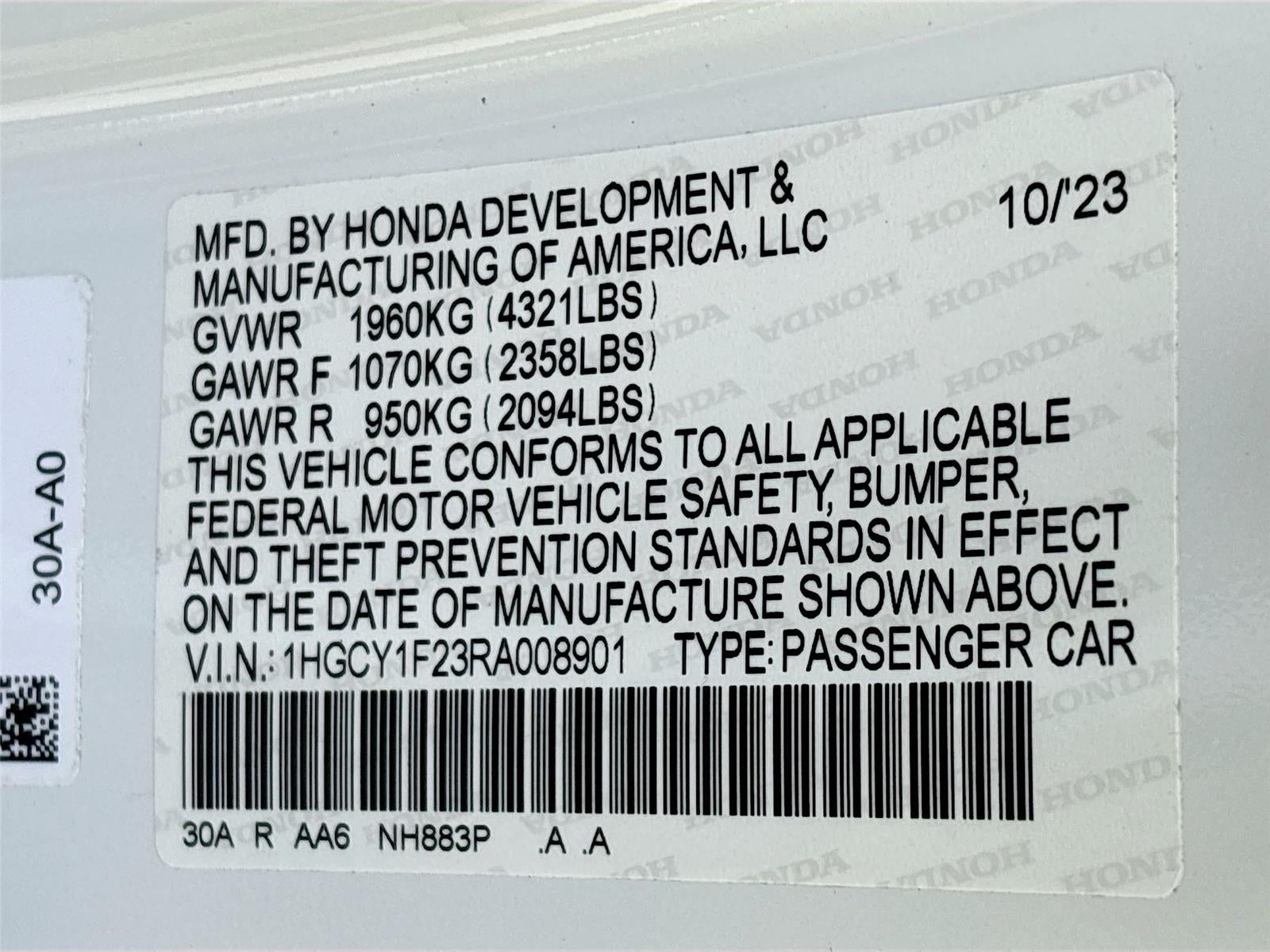 2024 Honda Accord Sedan LX