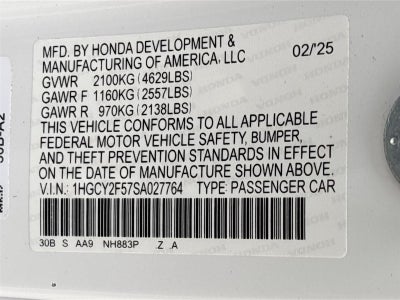 2025 Honda Accord Hybrid Sport