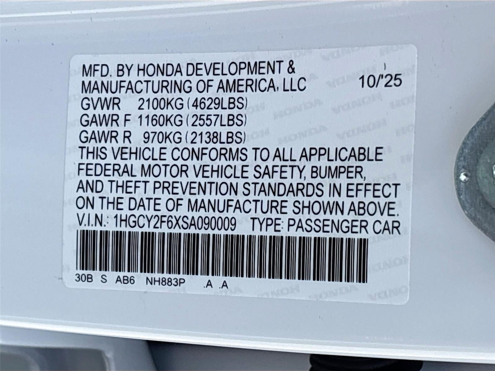 2025 Honda Accord Hybrid EX-L