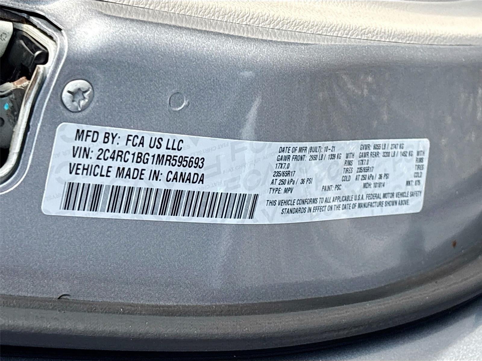 2021 Chrysler Pacifica Touring L