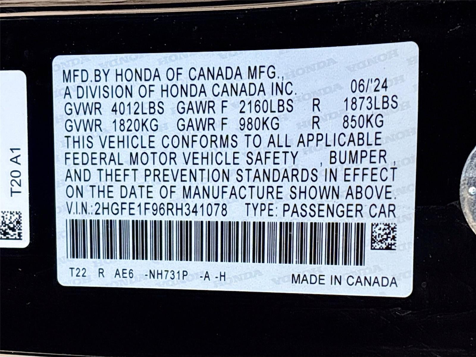 2024 Honda Civic Touring