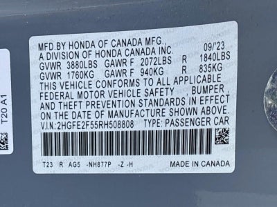 2024 Honda Civic Sport