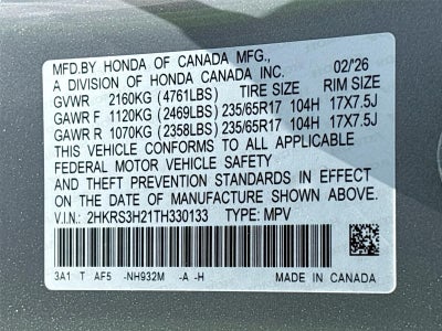 2026 Honda CR-V LX