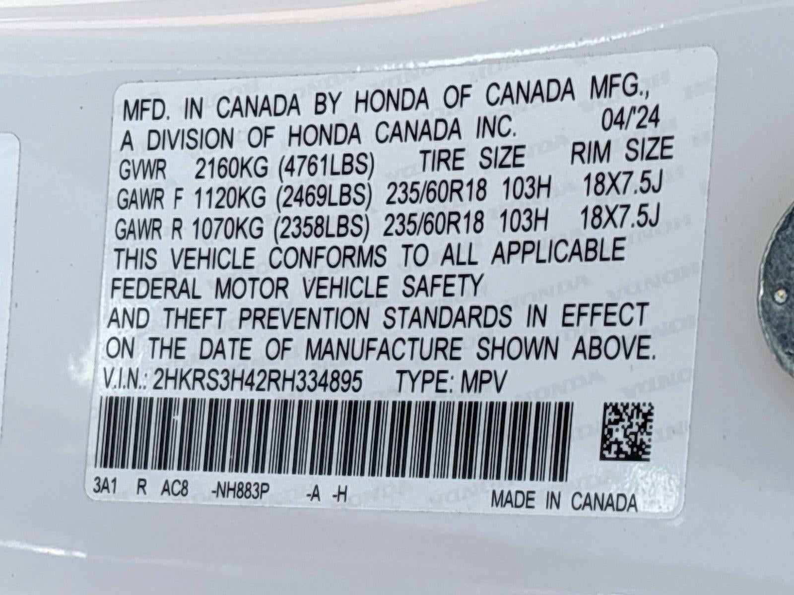 2024 Honda CR-V EX