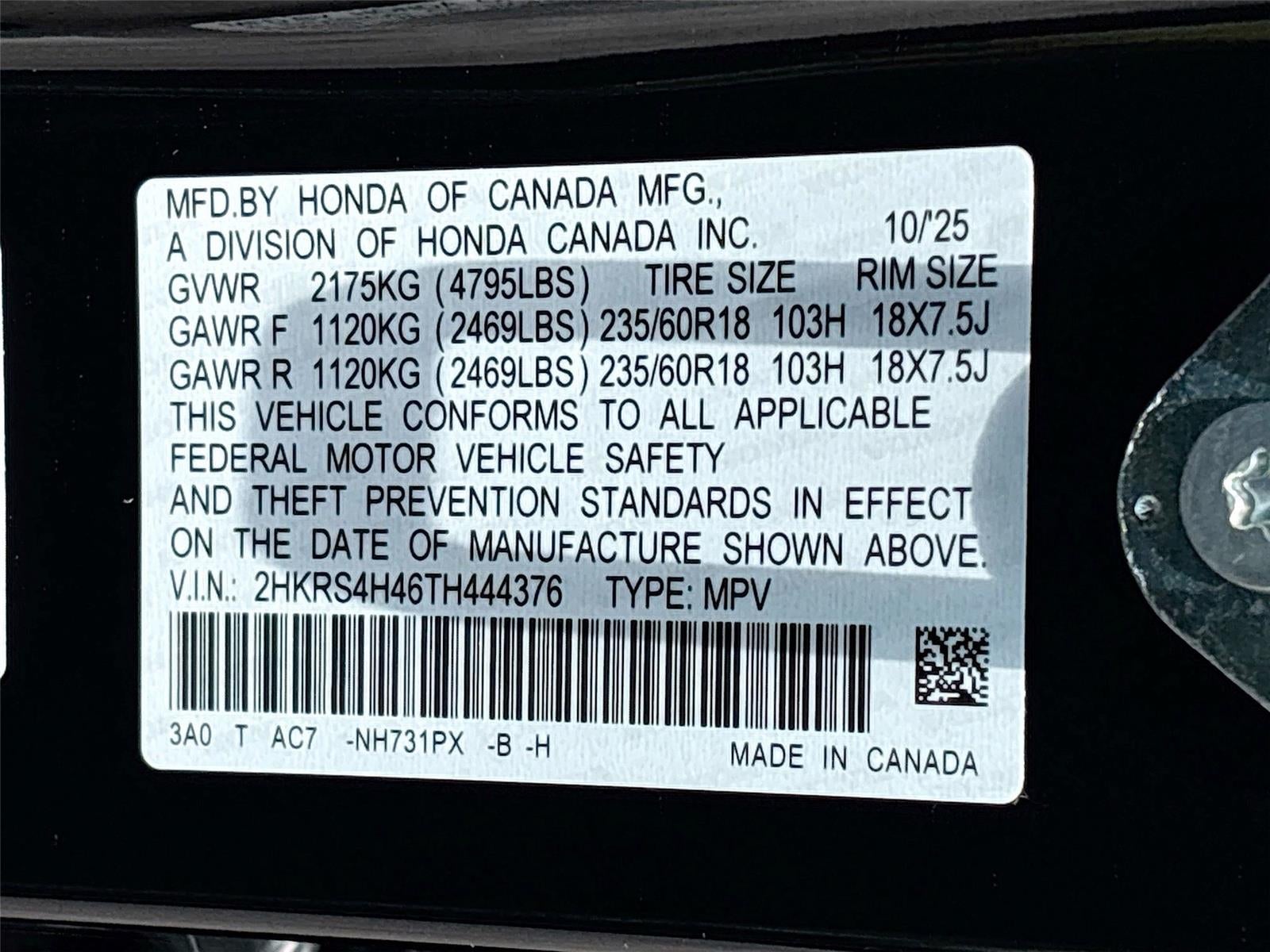 2026 Honda CR-V EX