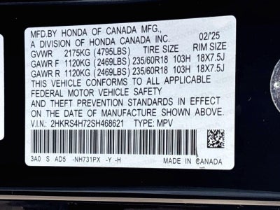 2025 Honda Cr-V EX-L