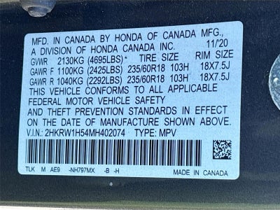 2021 Honda CR-V EX
