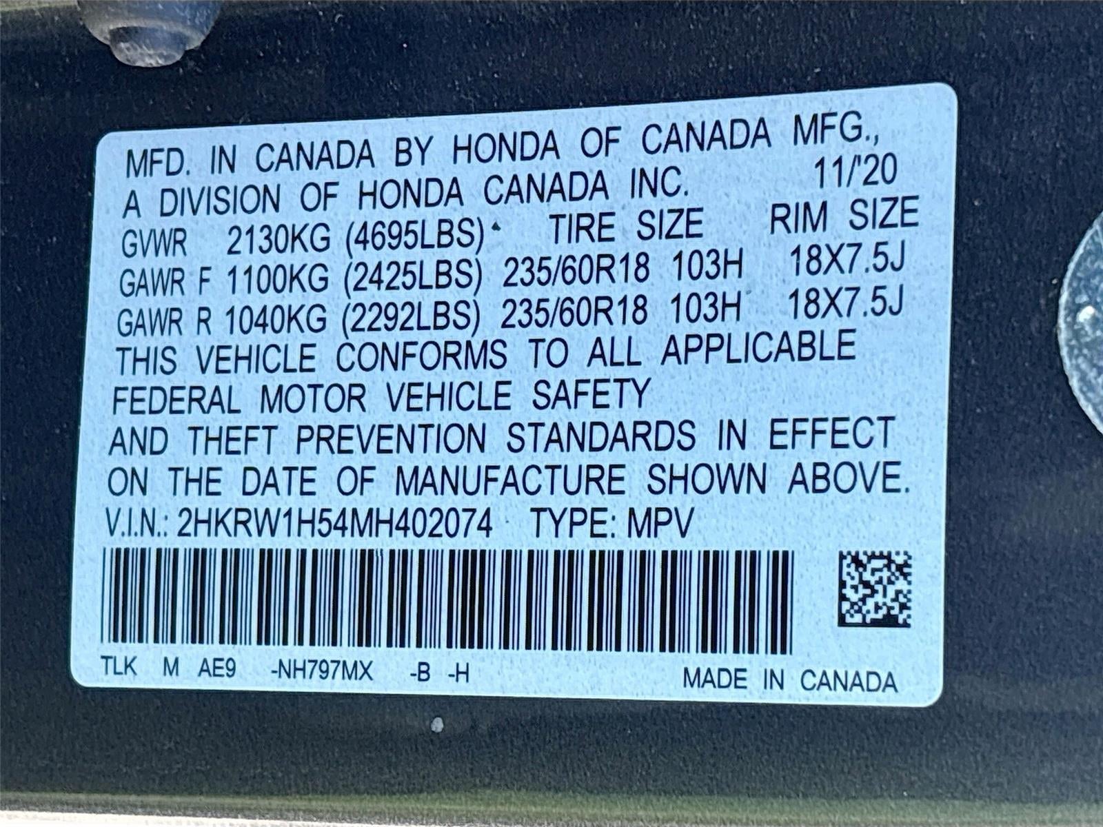 2021 Honda CR-V EX