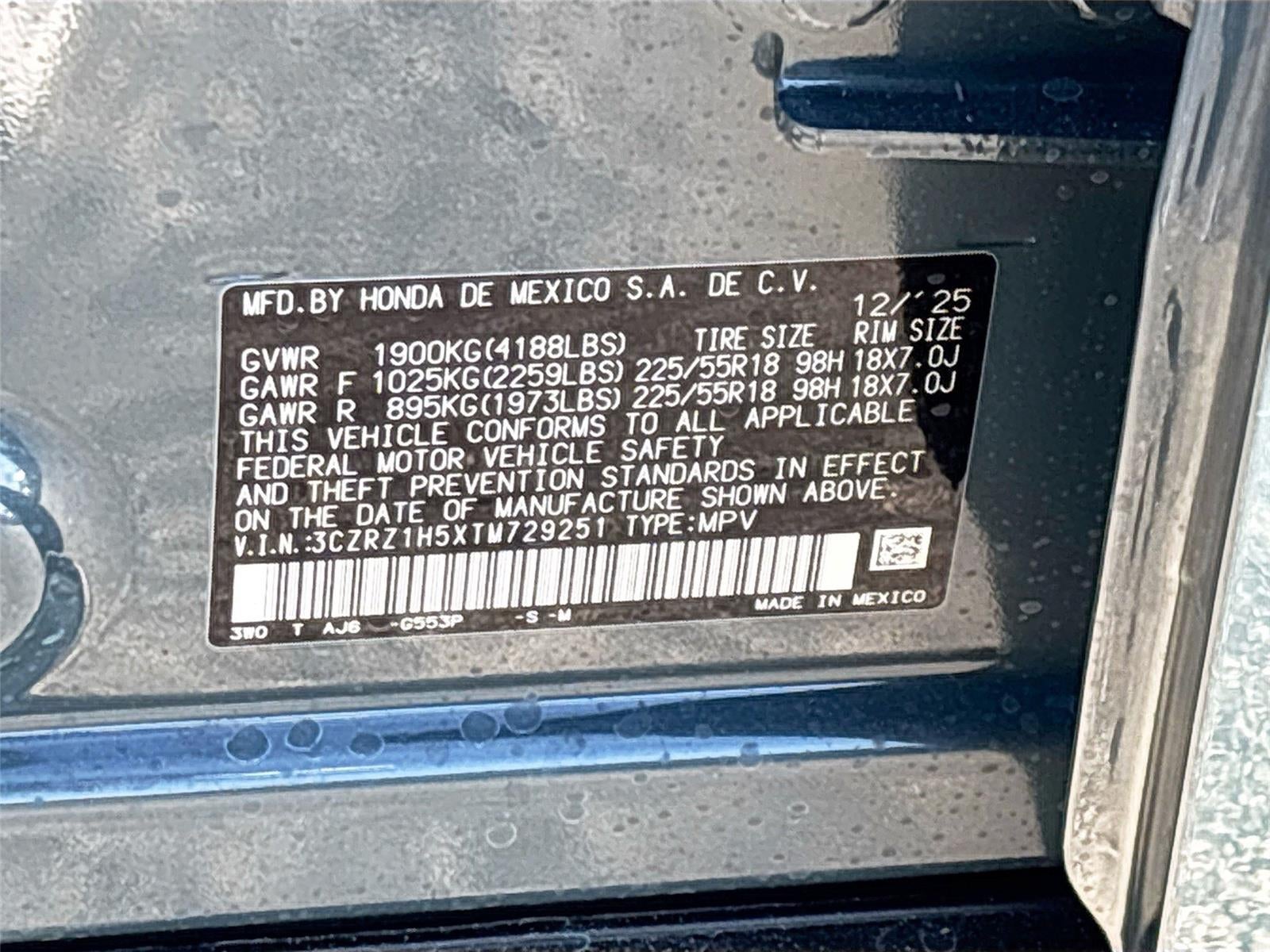 2026 Honda HR-V Sport