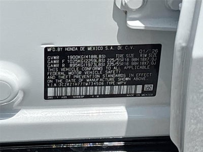 2026 Honda HR-V EX-L