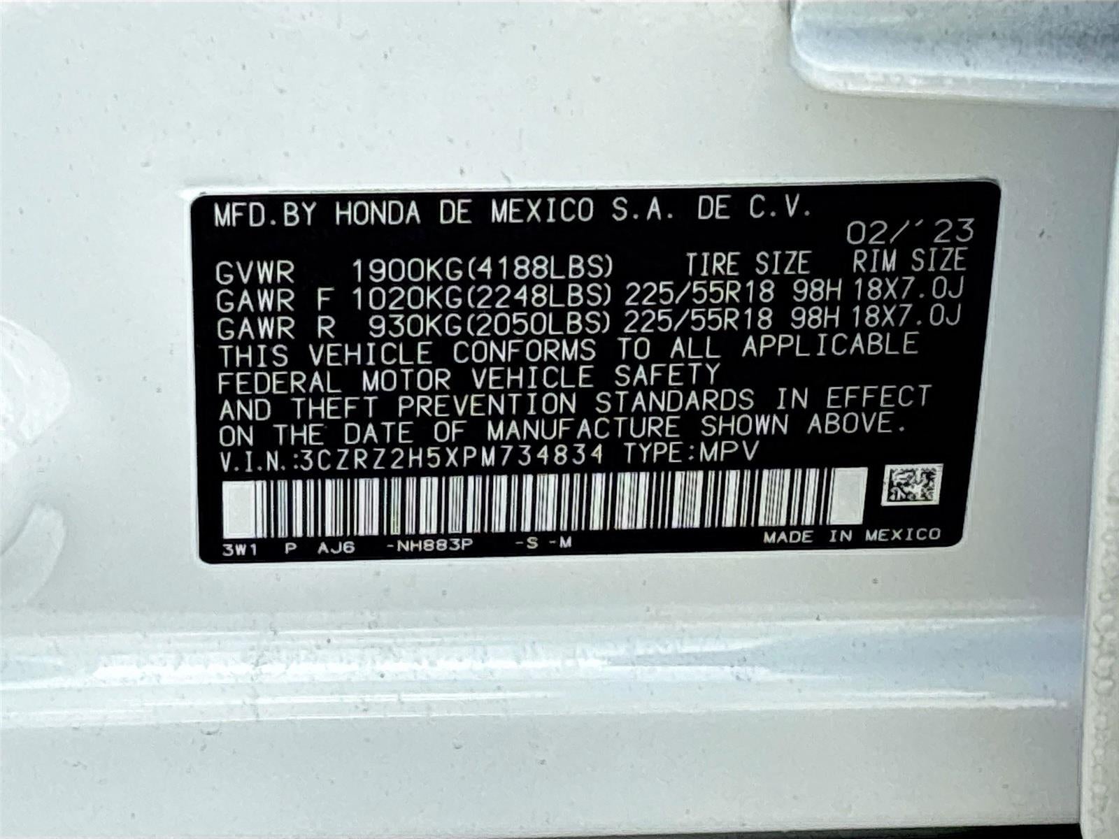 2023 Honda HR-V Sport