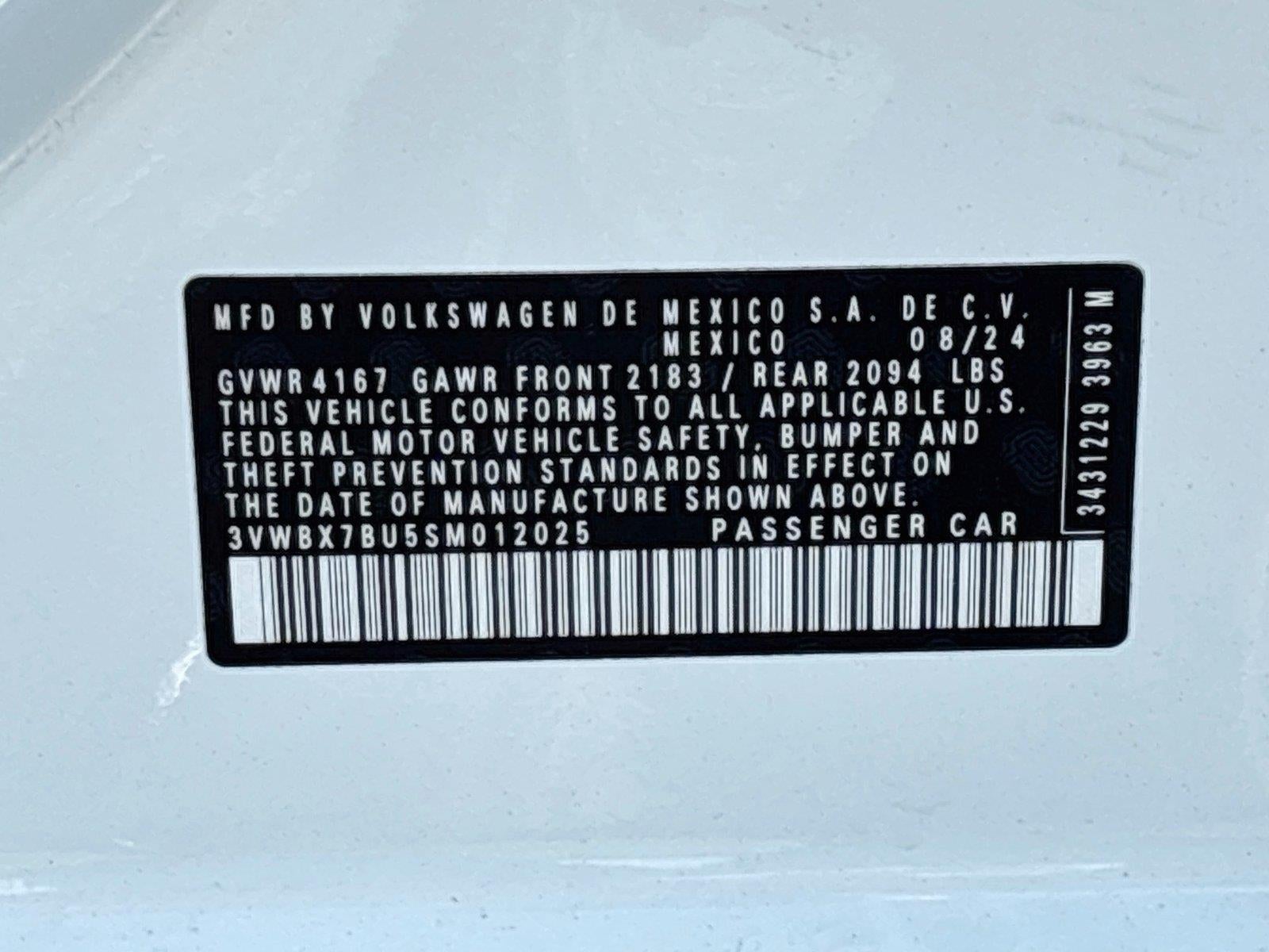 2025 Volkswagen Jetta Sport
