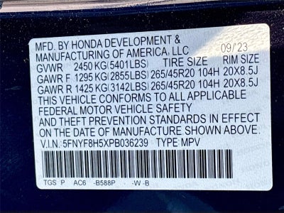 2023 Honda Passport EX-L