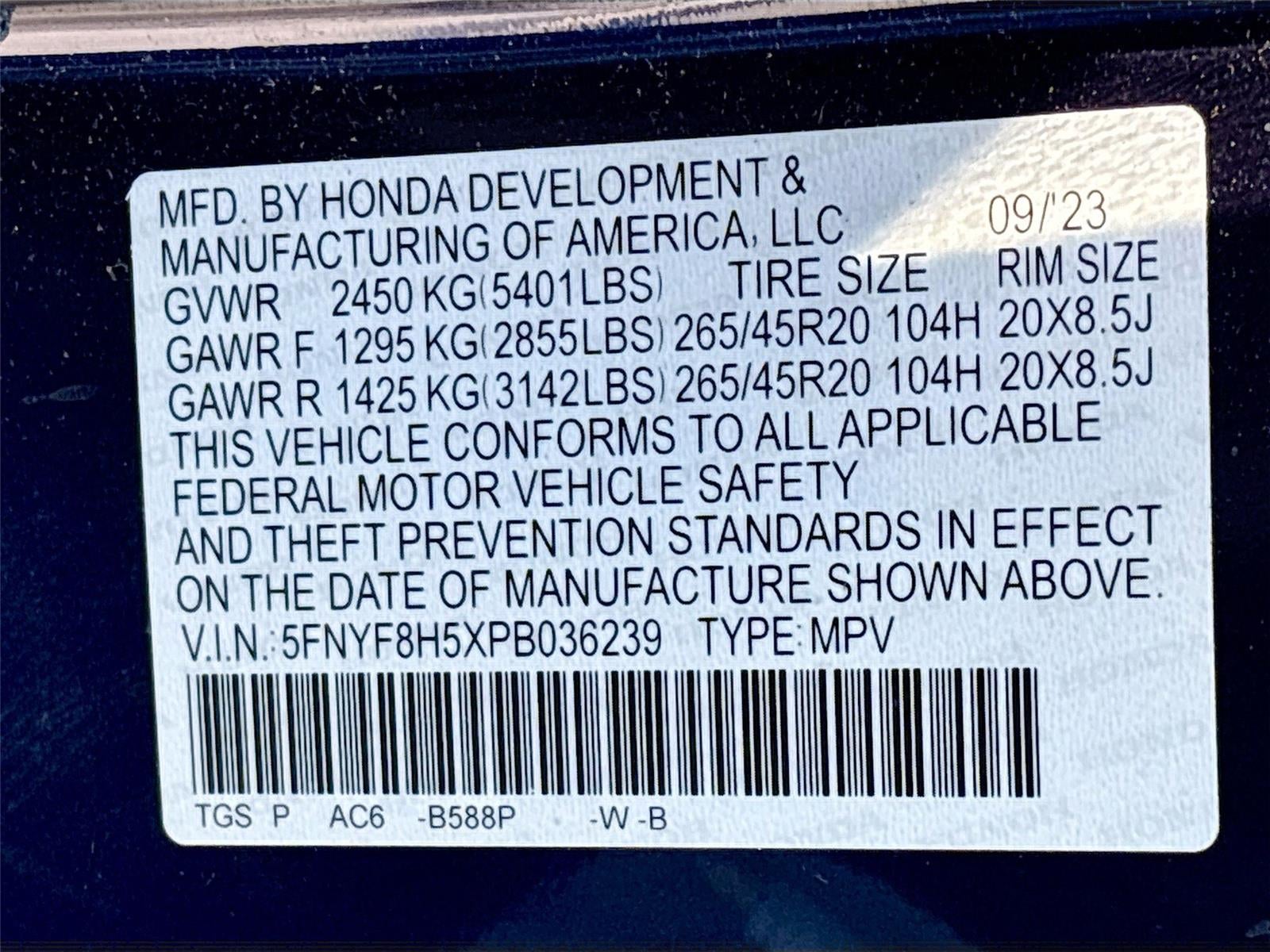 2023 Honda Passport EX-L