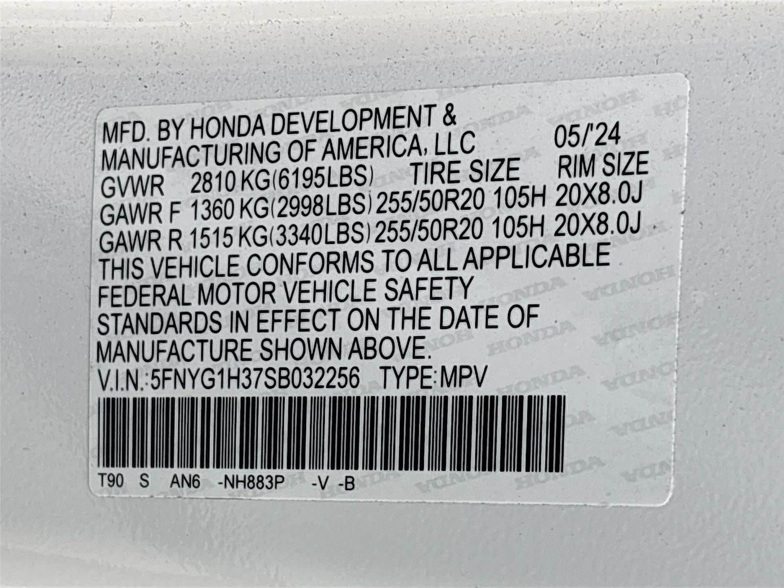 2025 Honda Pilot Sport