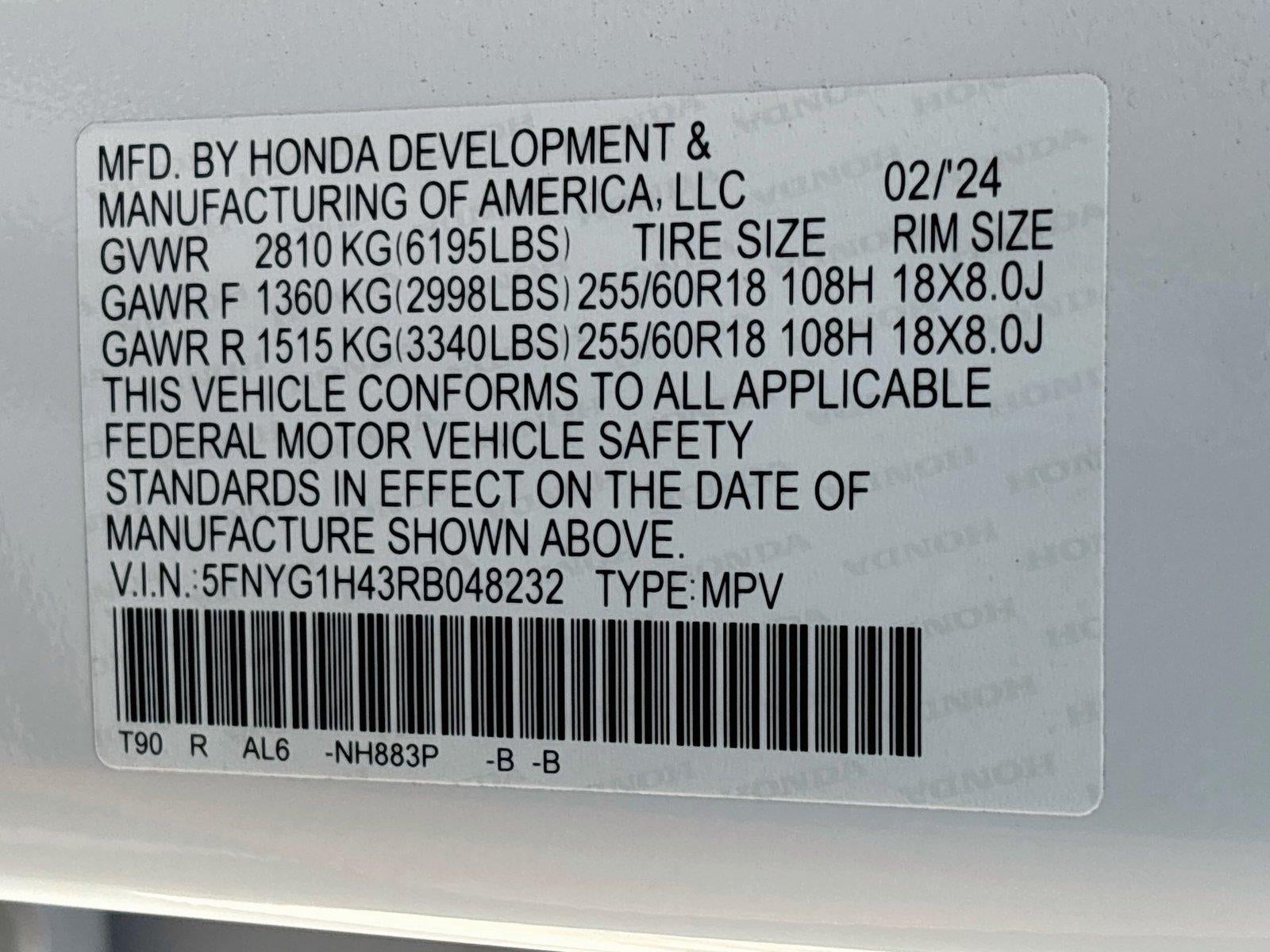 2024 Honda Pilot EX-L
