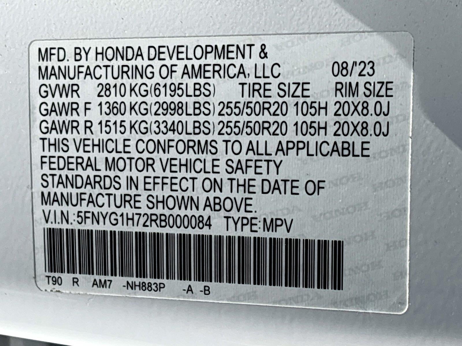 2024 Honda Pilot Touring