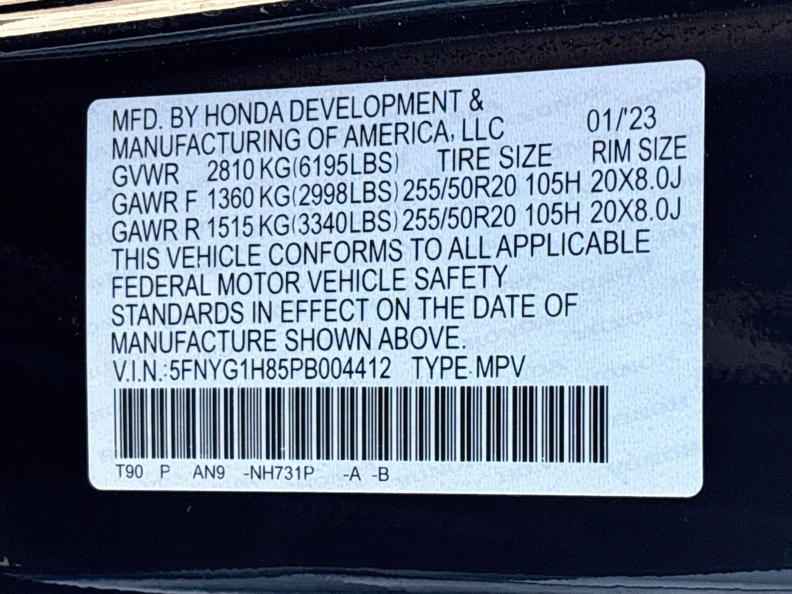 2023 Honda Pilot Elite