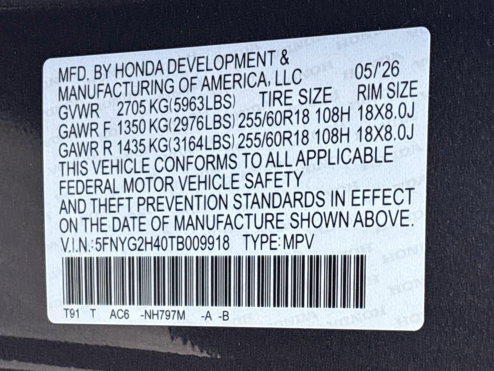 2026 Honda Pilot EX-L