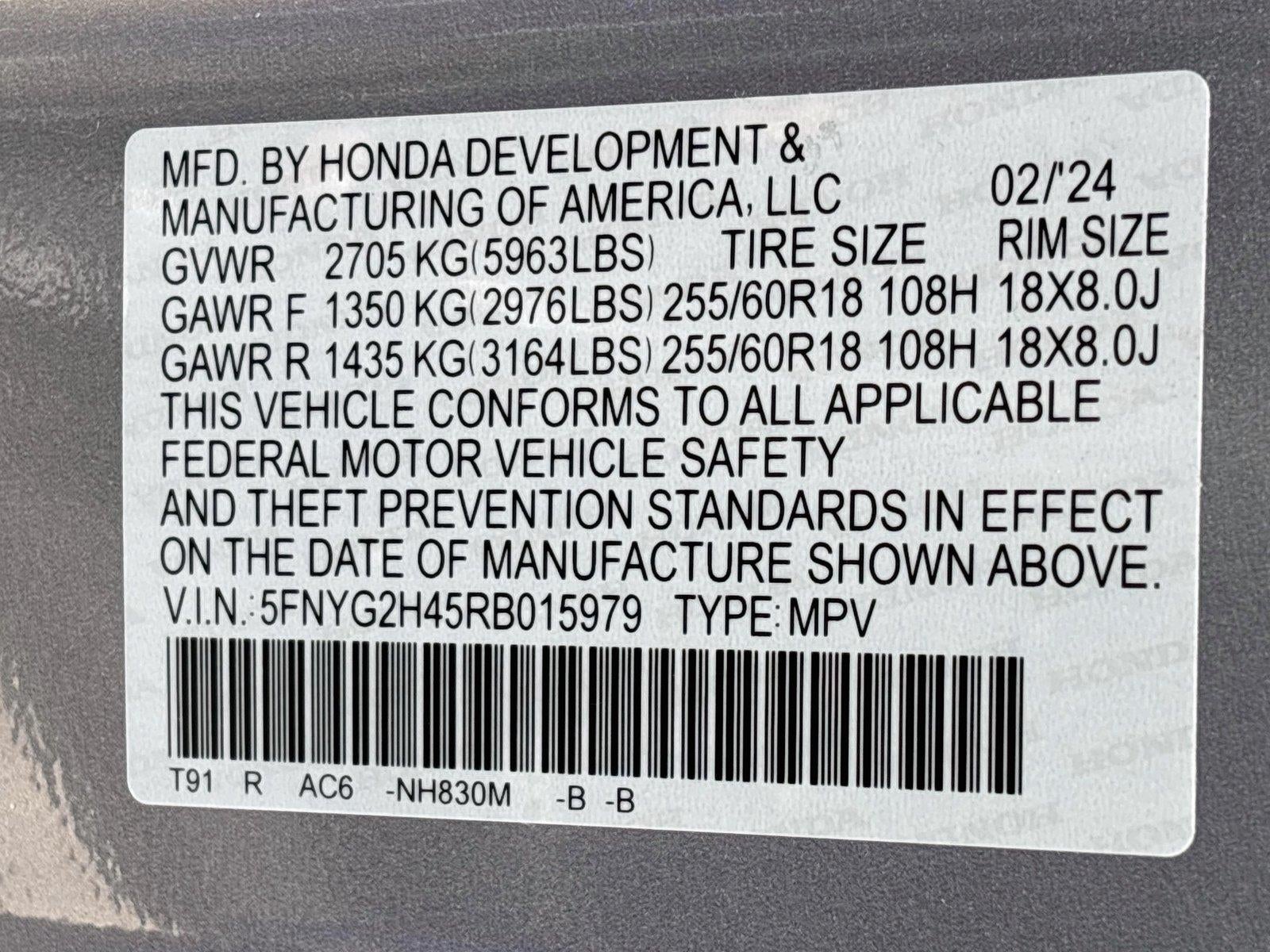 2024 Honda Pilot EX-L