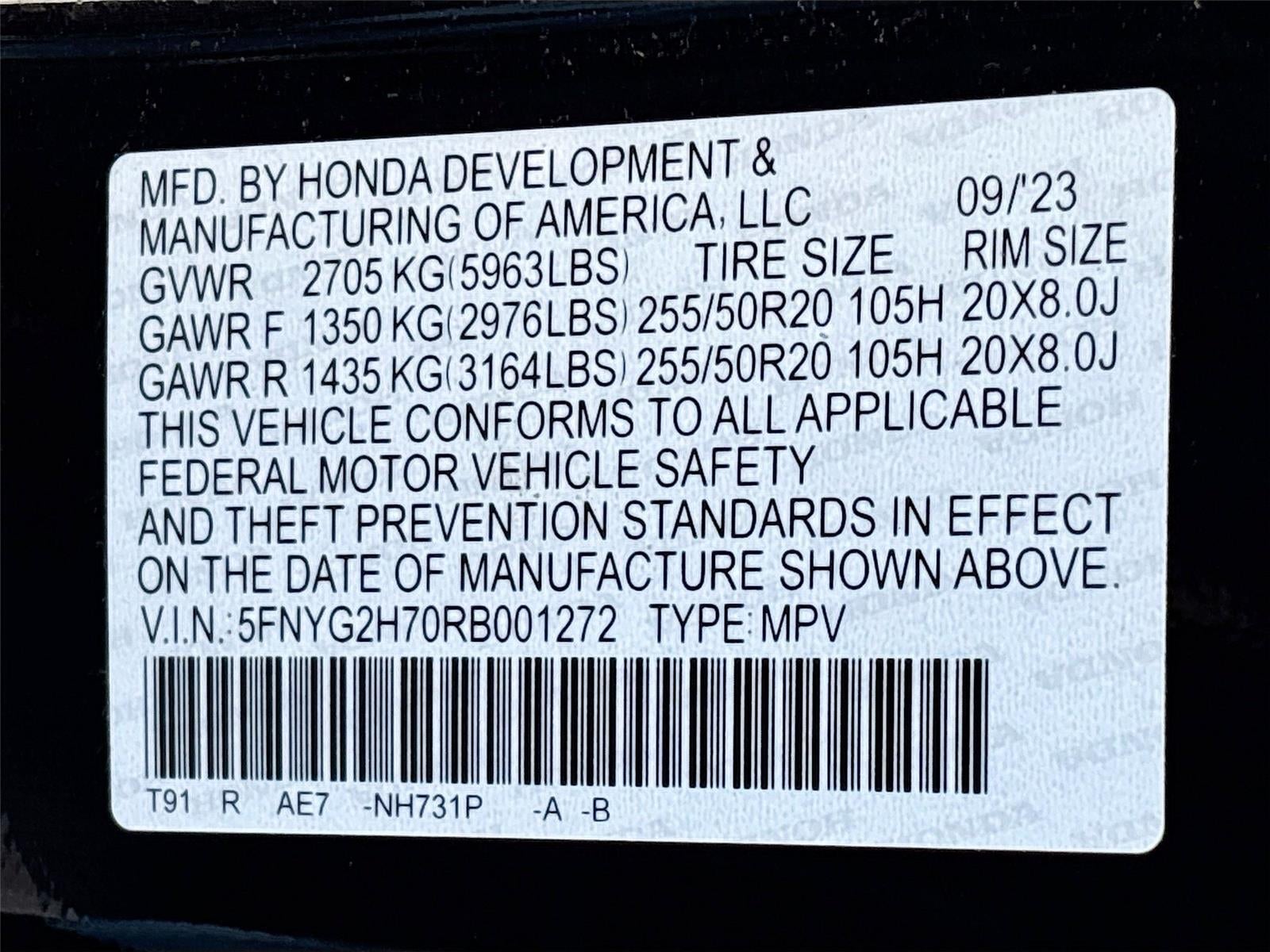 2024 Honda Pilot Touring