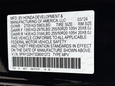 2025 Honda Pilot Touring