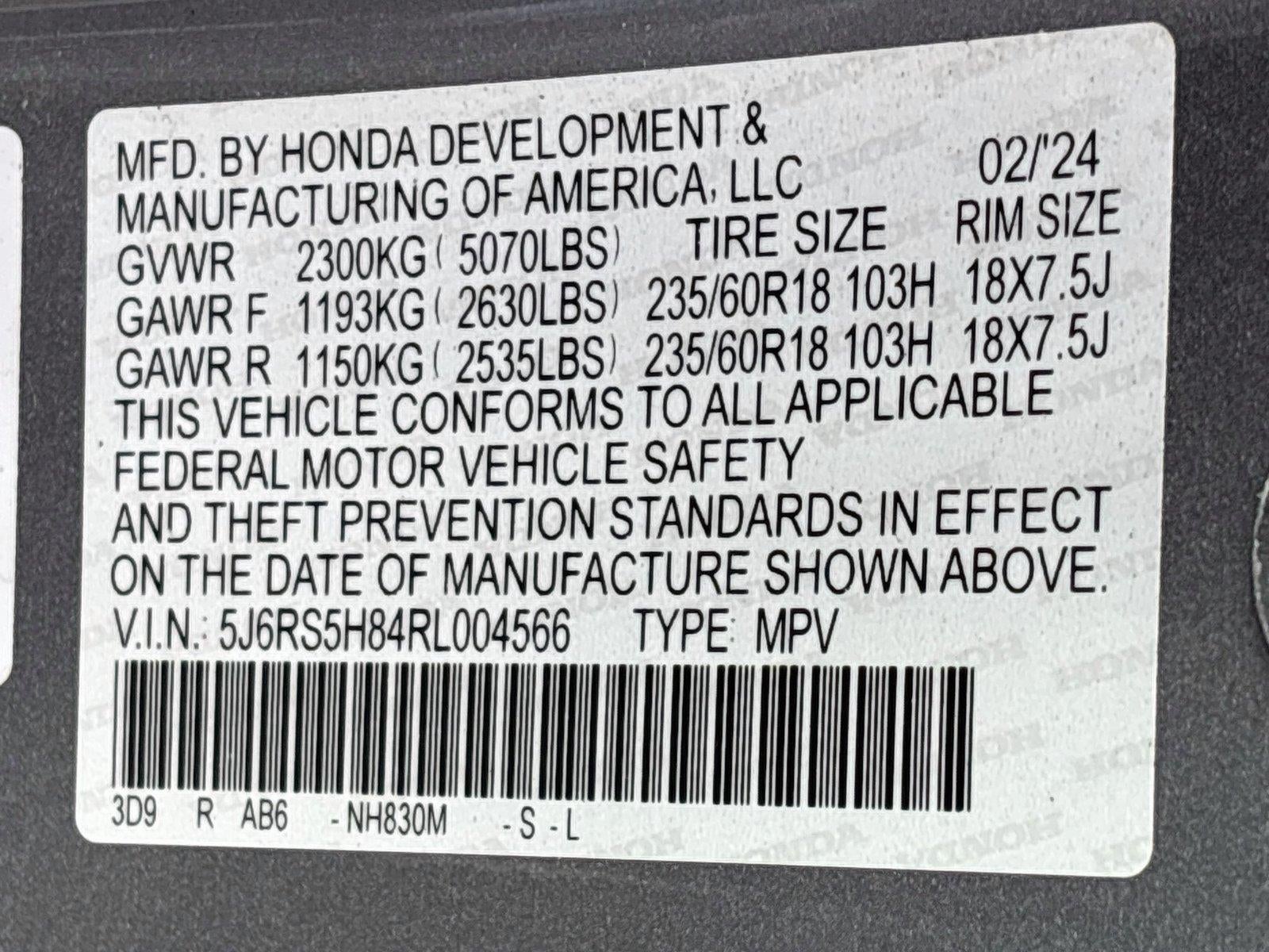 2024 Honda Cr-V Hybrid Sport-L