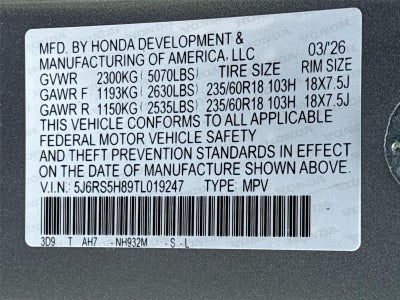 2026 Honda CR-V Hybrid Sport-L