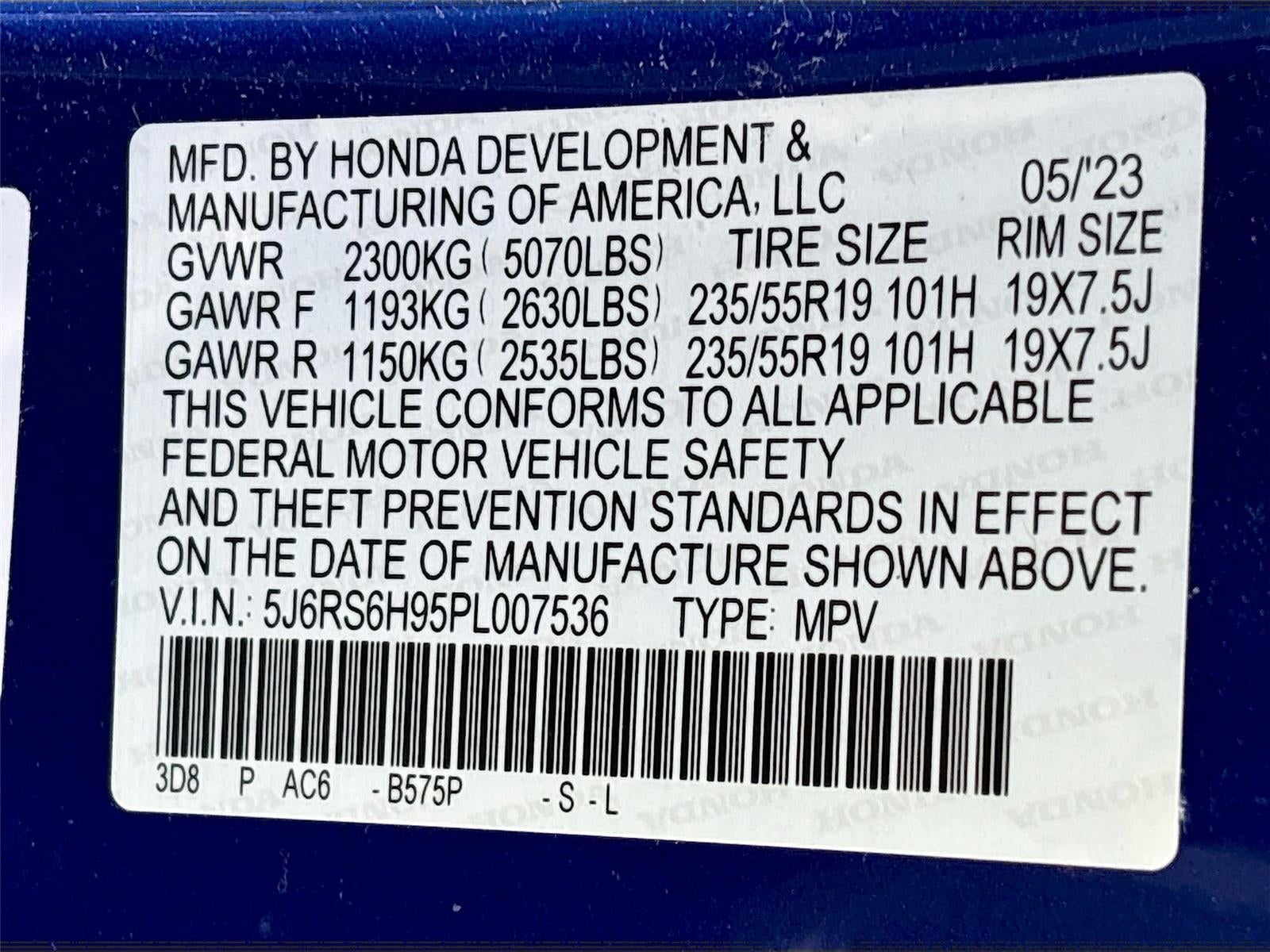 2023 Honda CR-V Hybrid Sport Touring