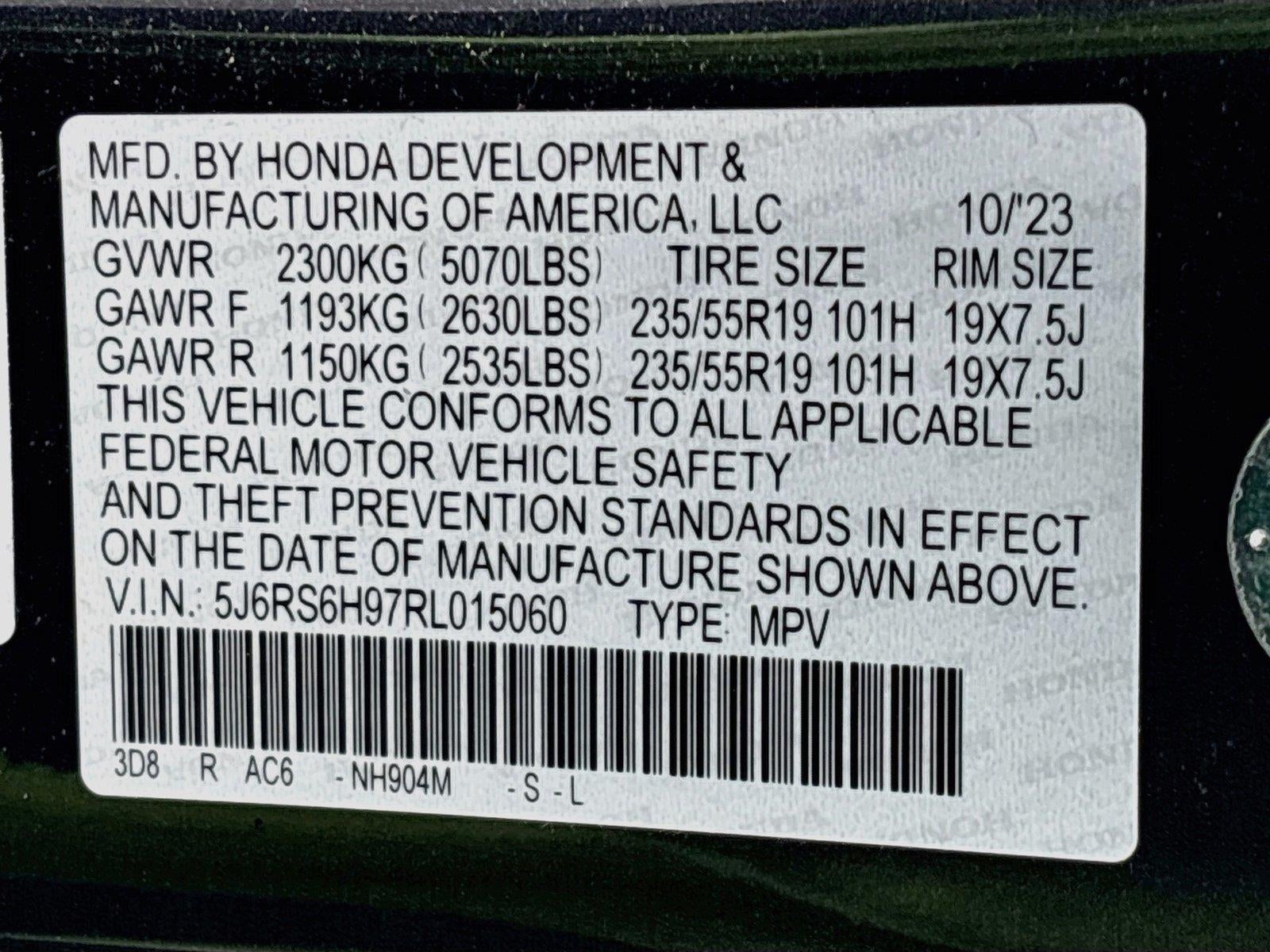 2024 Honda Cr-V Hybrid Sport Touring