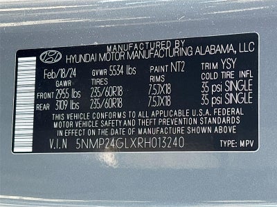 2024 Hyundai SANTA FE SEL