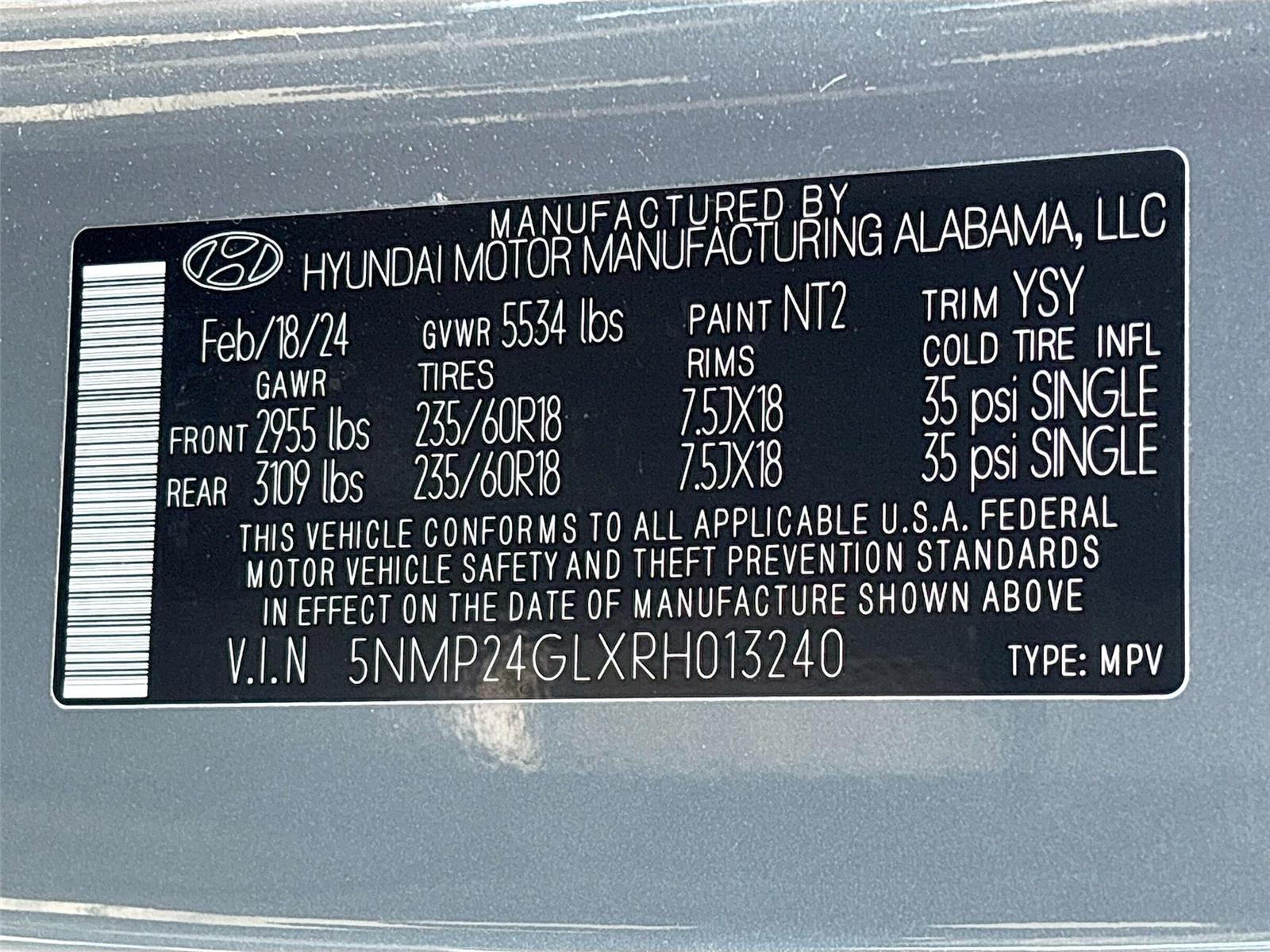 2024 Hyundai SANTA FE SEL