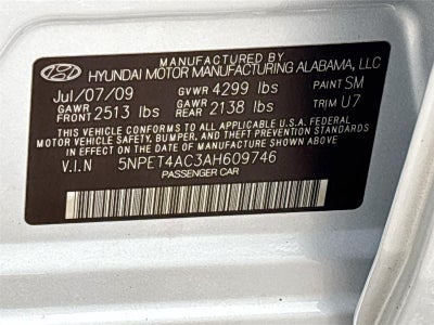 2010 Hyundai SONATA GLS