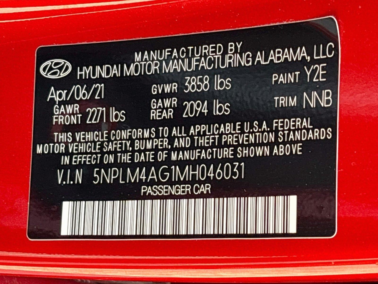 2021 Hyundai ELANTRA SEL