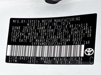 2025 Toyota COROLLA LE LE