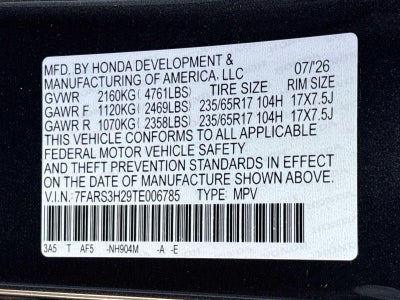 2026 Honda CR-V LX