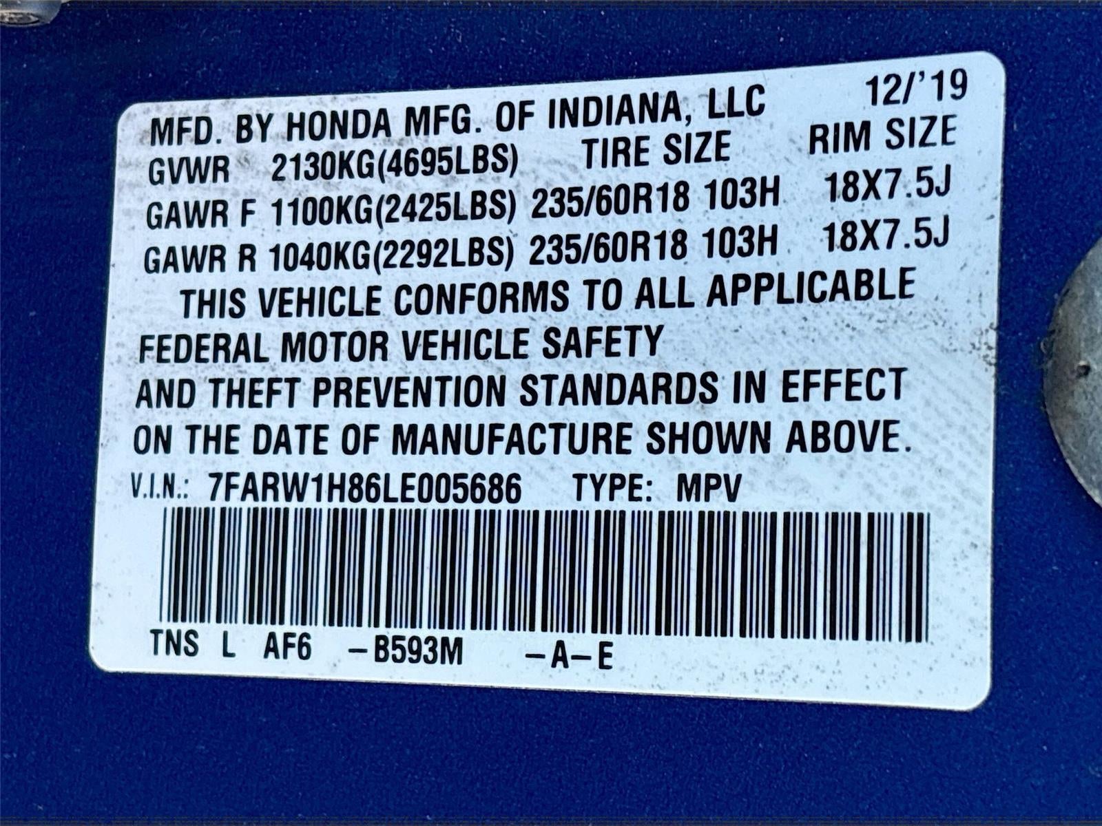 2020 Honda CR-V EX-L