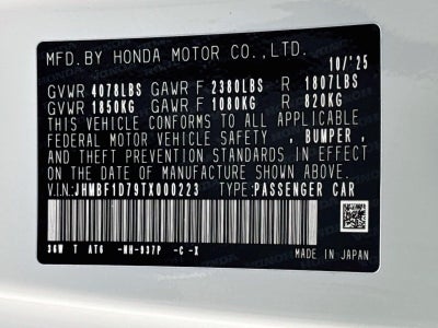 2026 Honda Prelude 2-Tone