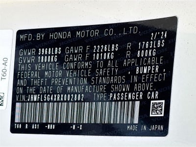 2024 Honda Civic Type R Manual