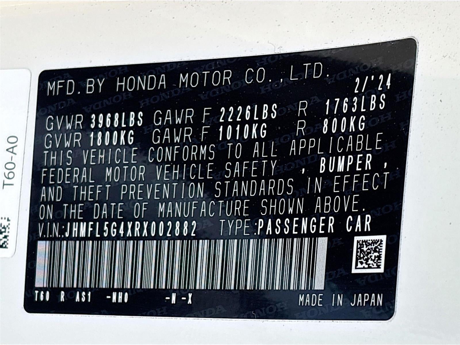 2024 Honda Civic Type R Manual