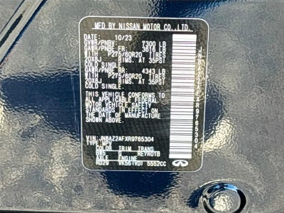 2024 INFINITI QX80 LUXE