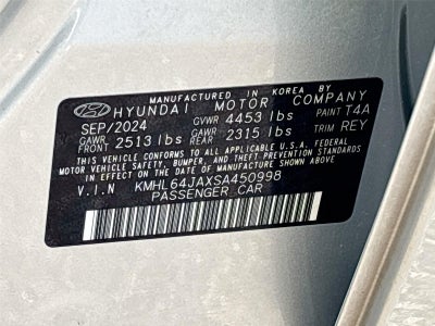 2025 Hyundai SONATA SEL